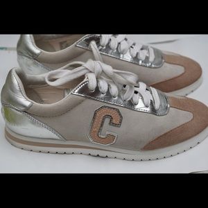 Coach adds a pop of leather and metallic